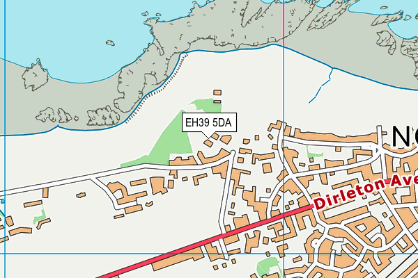 EH39 5DA map - OS VectorMap District (Ordnance Survey) EH39 5DA map - OS VectorMap District (Ordnance Survey)