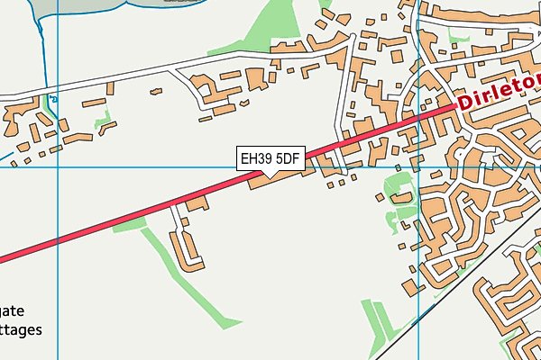 EH39 5DF map - OS VectorMap District (Ordnance Survey) EH39 5DF map - OS VectorMap District (Ordnance Survey)