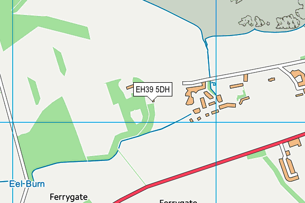 EH39 5DH map - OS VectorMap District (Ordnance Survey) EH39 5DH map - OS VectorMap District (Ordnance Survey)