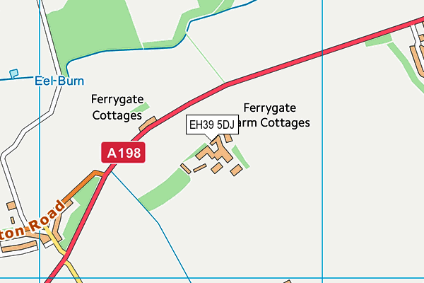 EH39 5DJ map - OS VectorMap District (Ordnance Survey) EH39 5DJ map - OS VectorMap District (Ordnance Survey)
