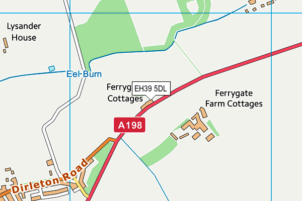 EH39 5DL map - OS VectorMap District (Ordnance Survey) EH39 5DL map - OS VectorMap District (Ordnance Survey)