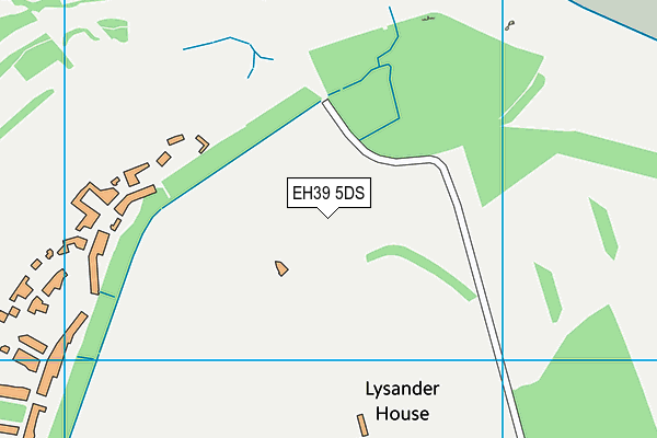 EH39 5DS map - OS VectorMap District (Ordnance Survey) EH39 5DS map - OS VectorMap District (Ordnance Survey)