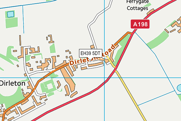 EH39 5DT map - OS VectorMap District (Ordnance Survey) EH39 5DT map - OS VectorMap District (Ordnance Survey)