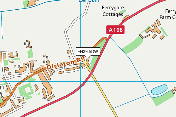 EH39 5DW map - OS VectorMap District (Ordnance Survey) EH39 5DW map - OS VectorMap District (Ordnance Survey)