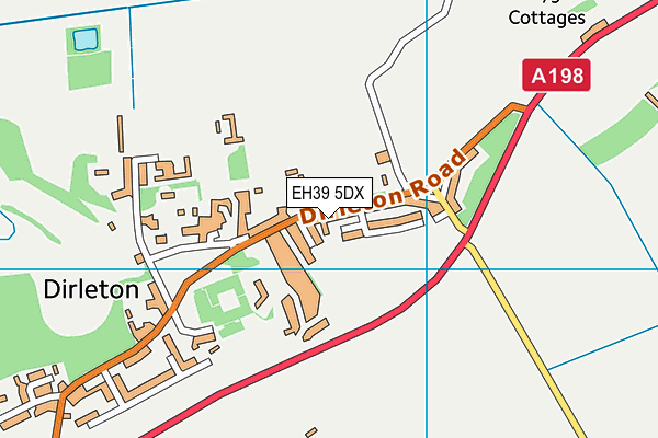 EH39 5DX map - OS VectorMap District (Ordnance Survey) EH39 5DX map - OS VectorMap District (Ordnance Survey)