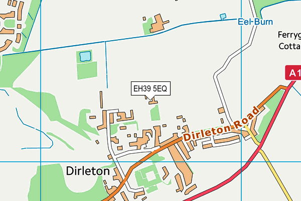 EH39 5EQ map - OS VectorMap District (Ordnance Survey) EH39 5EQ map - OS VectorMap District (Ordnance Survey)
