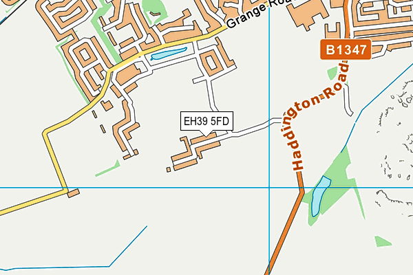 EH39 5FD map - OS VectorMap District (Ordnance Survey) EH39 5FD map - OS VectorMap District (Ordnance Survey)