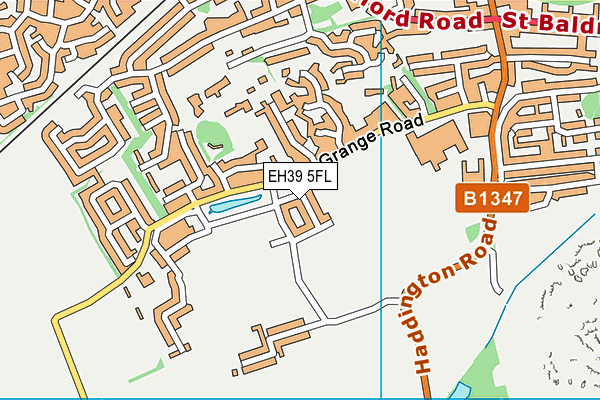 EH39 5FL map - OS VectorMap District (Ordnance Survey) EH39 5FL map - OS VectorMap District (Ordnance Survey)