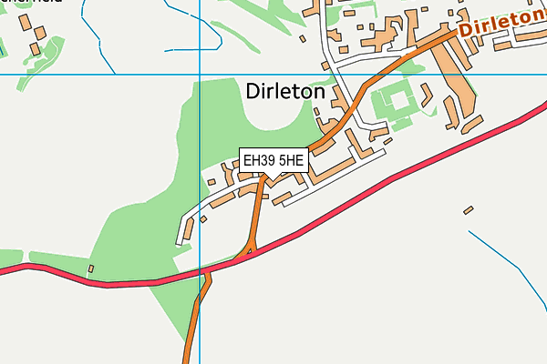 EH39 5HE map - OS VectorMap District (Ordnance Survey) EH39 5HE map - OS VectorMap District (Ordnance Survey)