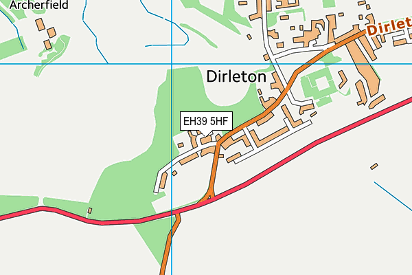 EH39 5HF map - OS VectorMap District (Ordnance Survey) EH39 5HF map - OS VectorMap District (Ordnance Survey)