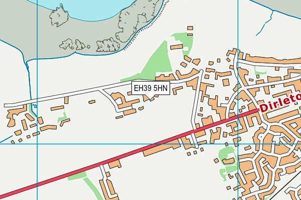 EH39 5HN map - OS VectorMap District (Ordnance Survey) EH39 5HN map - OS VectorMap District (Ordnance Survey)