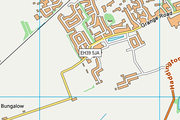 EH39 5JA map - OS VectorMap District (Ordnance Survey) EH39 5JA map - OS VectorMap District (Ordnance Survey)