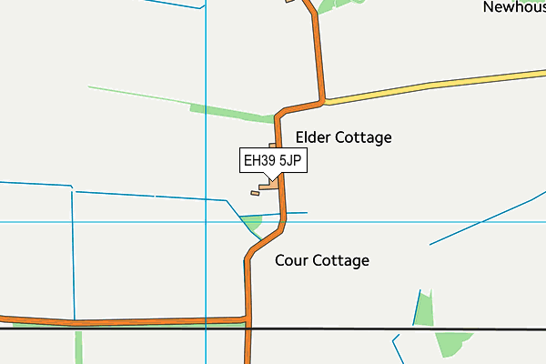 EH39 5JP map - OS VectorMap District (Ordnance Survey) EH39 5JP map - OS VectorMap District (Ordnance Survey)