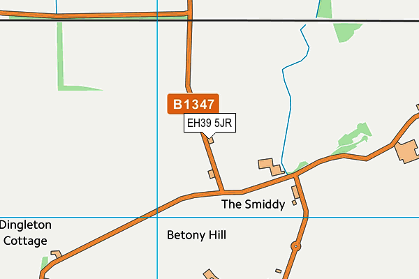 EH39 5JR map - OS VectorMap District (Ordnance Survey) EH39 5JR map - OS VectorMap District (Ordnance Survey)