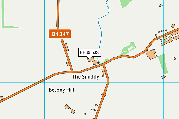 EH39 5JS map - OS VectorMap District (Ordnance Survey) EH39 5JS map - OS VectorMap District (Ordnance Survey)