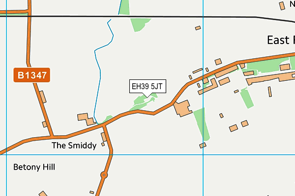 EH39 5JT map - OS VectorMap District (Ordnance Survey) EH39 5JT map - OS VectorMap District (Ordnance Survey)