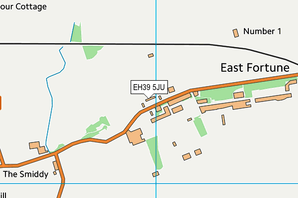 EH39 5JU map - OS VectorMap District (Ordnance Survey) EH39 5JU map - OS VectorMap District (Ordnance Survey)
