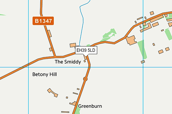 EH39 5LD map - OS VectorMap District (Ordnance Survey) EH39 5LD map - OS VectorMap District (Ordnance Survey)