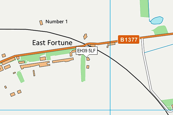 EH39 5LF map - OS VectorMap District (Ordnance Survey) EH39 5LF map - OS VectorMap District (Ordnance Survey)