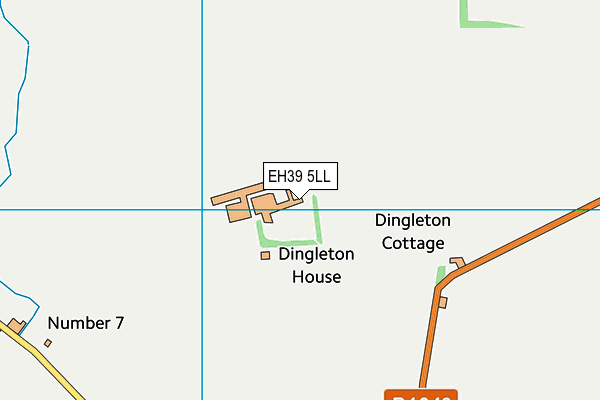 EH39 5LL map - OS VectorMap District (Ordnance Survey) EH39 5LL map - OS VectorMap District (Ordnance Survey)
