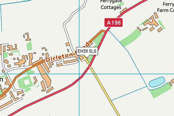 EH39 5LS map - OS VectorMap District (Ordnance Survey) EH39 5LS map - OS VectorMap District (Ordnance Survey)