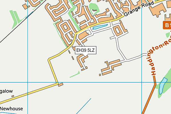 EH39 5LZ map - OS VectorMap District (Ordnance Survey) EH39 5LZ map - OS VectorMap District (Ordnance Survey)