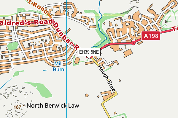 EH39 5NE map - OS VectorMap District (Ordnance Survey) EH39 5NE map - OS VectorMap District (Ordnance Survey)