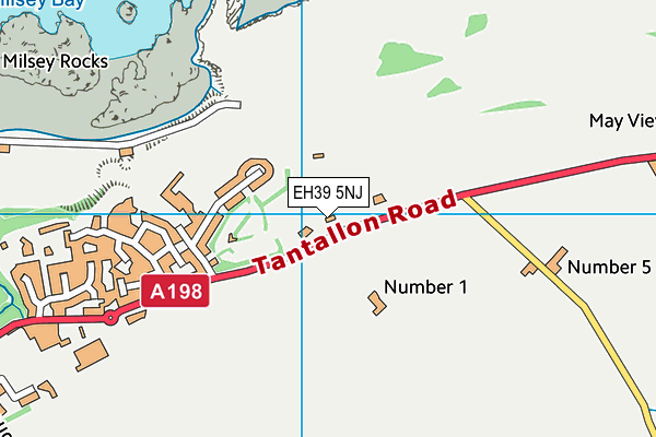 EH39 5NJ map - OS VectorMap District (Ordnance Survey) EH39 5NJ map - OS VectorMap District (Ordnance Survey)