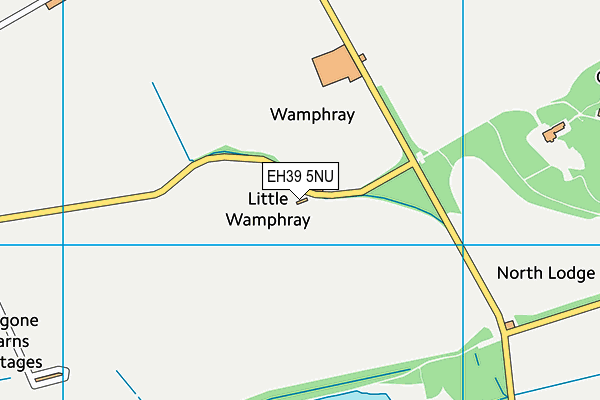 EH39 5NU map - OS VectorMap District (Ordnance Survey) EH39 5NU map - OS VectorMap District (Ordnance Survey)