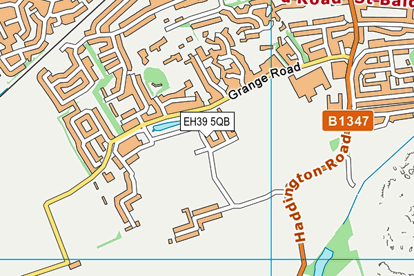 EH39 5QB map - OS VectorMap District (Ordnance Survey) EH39 5QB map - OS VectorMap District (Ordnance Survey)