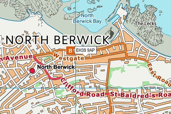 EH39 9AP map - OS VectorMap District (Ordnance Survey) EH39 9AP map - OS VectorMap District (Ordnance Survey)