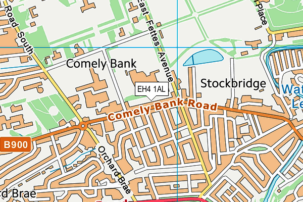 EH4 1AL map - OS VectorMap District (Ordnance Survey) EH4 1AL map - OS VectorMap District (Ordnance Survey)