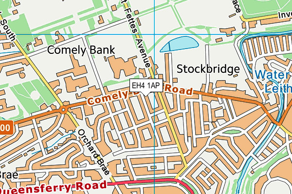 EH4 1AP map - OS VectorMap District (Ordnance Survey) EH4 1AP map - OS VectorMap District (Ordnance Survey)
