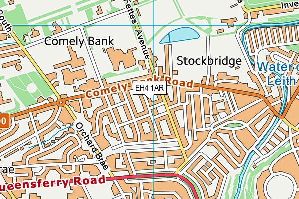 EH4 1AR map - OS VectorMap District (Ordnance Survey) EH4 1AR map - OS VectorMap District (Ordnance Survey)