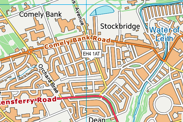 EH4 1AT map - OS VectorMap District (Ordnance Survey) EH4 1AT map - OS VectorMap District (Ordnance Survey)