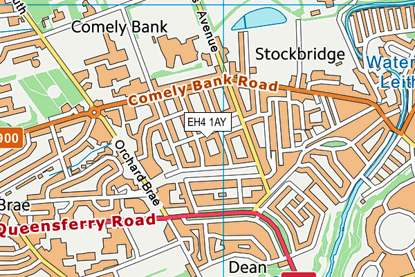 EH4 1AY map - OS VectorMap District (Ordnance Survey) EH4 1AY map - OS VectorMap District (Ordnance Survey)