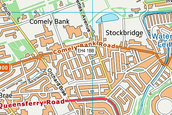 EH4 1BB map - OS VectorMap District (Ordnance Survey) EH4 1BB map - OS VectorMap District (Ordnance Survey)