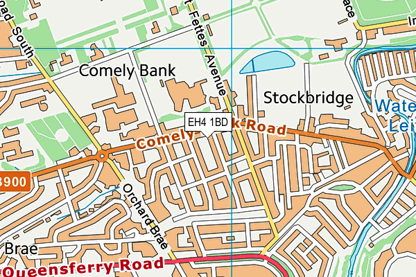 EH4 1BD map - OS VectorMap District (Ordnance Survey) EH4 1BD map - OS VectorMap District (Ordnance Survey)