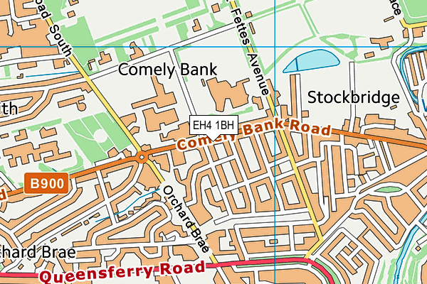 EH4 1BH map - OS VectorMap District (Ordnance Survey) EH4 1BH map - OS VectorMap District (Ordnance Survey)
