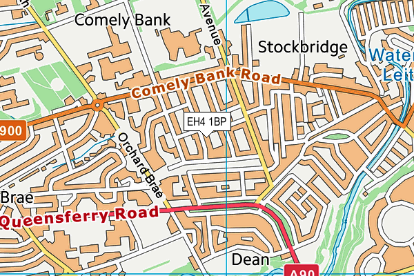 EH4 1BP map - OS VectorMap District (Ordnance Survey) EH4 1BP map - OS VectorMap District (Ordnance Survey)