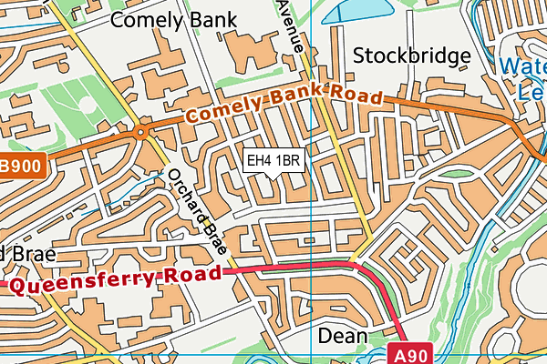 EH4 1BR map - OS VectorMap District (Ordnance Survey) EH4 1BR map - OS VectorMap District (Ordnance Survey)