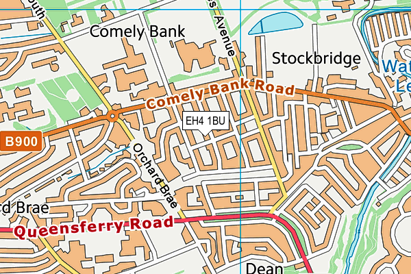 EH4 1BU map - OS VectorMap District (Ordnance Survey) EH4 1BU map - OS VectorMap District (Ordnance Survey)