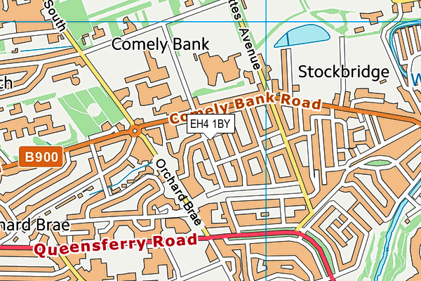 EH4 1BY map - OS VectorMap District (Ordnance Survey) EH4 1BY map - OS VectorMap District (Ordnance Survey)