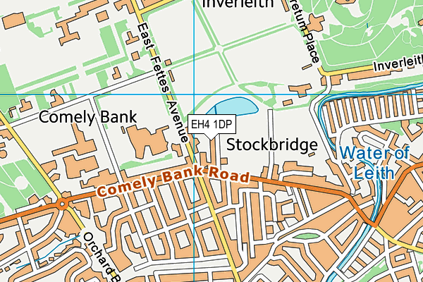 EH4 1DP map - OS VectorMap District (Ordnance Survey) EH4 1DP map - OS VectorMap District (Ordnance Survey)