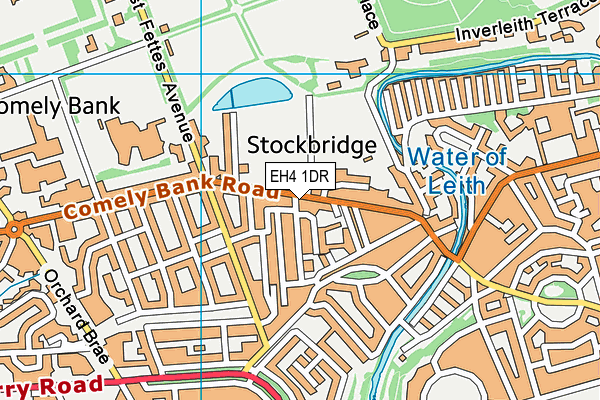 EH4 1DR map - OS VectorMap District (Ordnance Survey) EH4 1DR map - OS VectorMap District (Ordnance Survey)