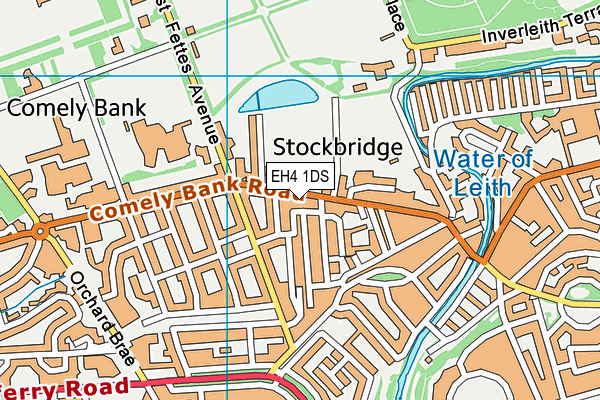 EH4 1DS map - OS VectorMap District (Ordnance Survey) EH4 1DS map - OS VectorMap District (Ordnance Survey)