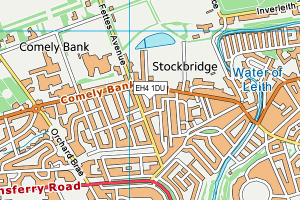 EH4 1DU map - OS VectorMap District (Ordnance Survey) EH4 1DU map - OS VectorMap District (Ordnance Survey)