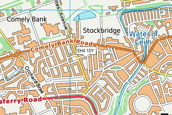 EH4 1DY map - OS VectorMap District (Ordnance Survey) EH4 1DY map - OS VectorMap District (Ordnance Survey)