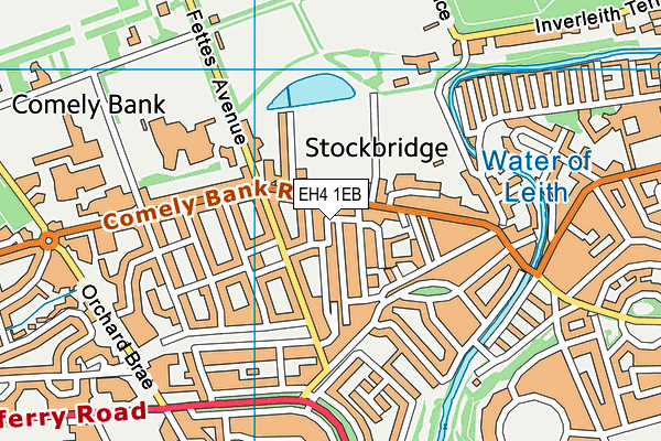 EH4 1EB map - OS VectorMap District (Ordnance Survey) EH4 1EB map - OS VectorMap District (Ordnance Survey)