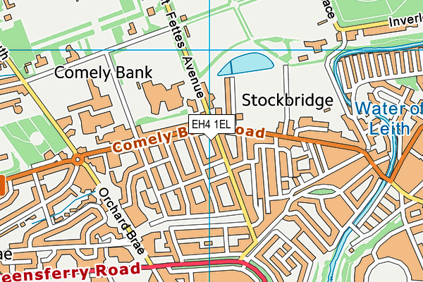 EH4 1EL map - OS VectorMap District (Ordnance Survey) EH4 1EL map - OS VectorMap District (Ordnance Survey)